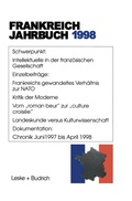Cover: Frankreich-Jahrbuch 1998 - VS Verlag f&uuml;r Sozialwissenschaften