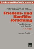 Cover: Friedens- und Konfliktforschung - VS Verlag f&uuml;r Sozialwissenschaften
