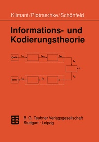 Abbildung von: Informations- und Kodierungstheorie - Vieweg+Teubner Verlag