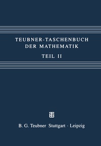 Abbildung von: Teubner-Taschenbuch der Mathematik - Vieweg+Teubner Verlag