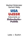 Cover: USA - UdSSR - VS Verlag für Sozialwissenschaften