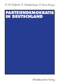 Cover: Parteiendemokratie in Deutschland - VS Verlag f&uuml;r Sozialwissenschaften