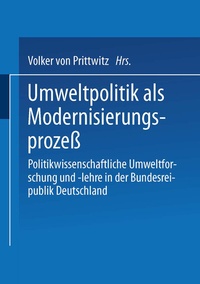 Abbildung von: Umweltpolitik als Modernisierungsprozeß - VS Verlag für Sozialwissenschaften