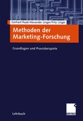 Cover: Methoden der Marketing-Forschung - Springer Gabler