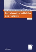 Cover: Betriebswirtschaftslehre des Handels - Springer Gabler