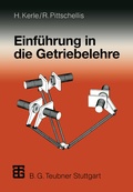 Cover: Einf&uuml;hrung in die Getriebelehre - Vieweg+Teubner Verlag