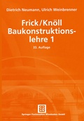 Cover: Frick/Kn&ouml;ll Baukonstruktionslehre 1 - Vieweg+Teubner Verlag