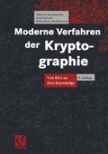 Cover: Moderne Verfahren der Kryptographie - Vieweg+Teubner Verlag