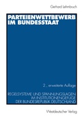 Cover: Parteienwettbewerb im Bundesstaat - VS Verlag f&uuml;r Sozialwissenschaften