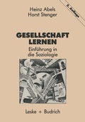 Cover: Gesellschaft lernen - VS Verlag f&uuml;r Sozialwissenschaften