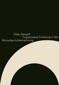 Cover: Programmierte Einf&uuml;hrung in die Wahrscheinlichkeitsrechnung - Vieweg+Teubner Verlag