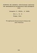 Cover: Zur algebraischen Kennzeichnung der Monome &uuml;ber einem Vektorraum - VS Verlag f&uuml;r Sozialwissenschaften