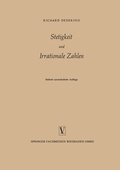 Cover: Stetigkeit und Irrationale Zahlen - Vieweg+Teubner Verlag