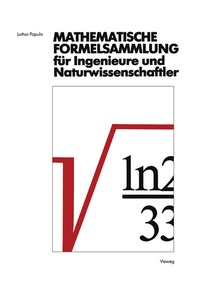 Abbildung von: Mathematische Formelsammlung für Ingenieure und Naturwissenschaftler - Vieweg+Teubner Verlag