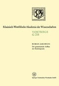 Cover: Der grammatische Aufbau der Kindersprache - VS Verlag f&uuml;r Sozialwissenschaften
