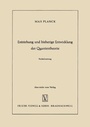 Cover: Entstehung und bisherige Entwicklung der Quantentheorie - Vieweg+Teubner Verlag