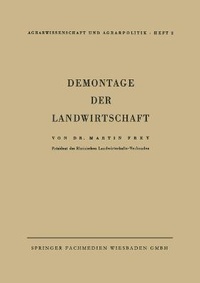 Enlarge image Cover: Demontage der Landwirtschaft - Vs Verlag Fur Sozialwissenschaften