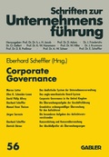 Cover: Corporate Governance - Springer Gabler