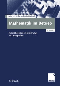Abbildung von: Mathematik im Betrieb - Springer Gabler