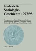 Cover: Jahrbuch f&uuml;r Soziologiegeschichte 1997/98 - VS Verlag f&uuml;r Sozialwissenschaften