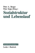 Cover: Sozialstruktur und Lebenslauf - VS Verlag f&uuml;r Sozialwissenschaften