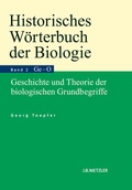 Cover: Historisches W&ouml;rterbuch der Biologie - J.B. Metzler