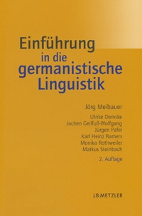 Abbildung von: Einführung in die germanistische Linguistik - J.B. Metzler
