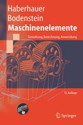 Cover: Maschinenelemente - Springer