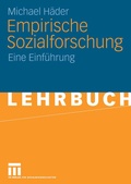 Cover: Empirische Sozialforschung - VS Verlag f&uuml;r Sozialwissenschaften