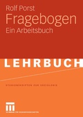 Cover: Fragebogen - VS Verlag f&uuml;r Sozialwissenschaften