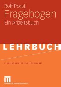 Enlarge image Cover: Fragebogen - VS Verlag für Sozialwissenschaften