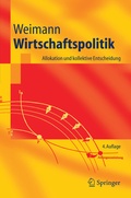 Cover: Wirtschaftspolitik - Springer