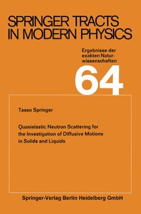 Abbildung von: Quasielastic Neutron Scattering for the Investigation of Diffusive Motions in Solids and Liquids - Springer