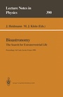 Cover: Bioastronomy - Springer