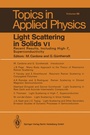 Cover: Light Scattering in Solids VI - Springer