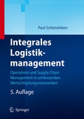 Cover: Integrales Logistikmanagement - Springer
