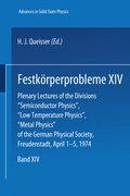 Cover: Festk&ouml;rperprobleme 14 - Springer