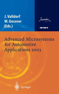 Enlarge image Cover: Advanced Microsystems for Automotive Applications 2003 - Springer