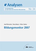 Cover: Bildungsmonitor 2007 - IW Medien