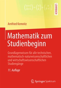 Abbildung von: Mathematik zum Studienbeginn - Springer Spektrum