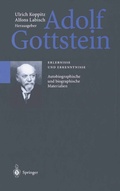 Cover: Adolf Gottstein - Springer