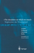 Cover: "The shoulders on which we stand"-Wegbereiter der Wissenschaft - Springer