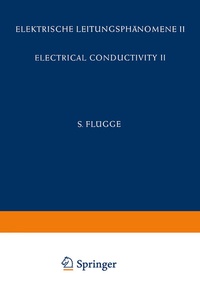 Abbildung von: Electrical Conductivity II / Elektrische Leitungsphänomene II - Springer