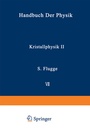 Cover: Kristallphysik II / Crystal Physics II - Springer