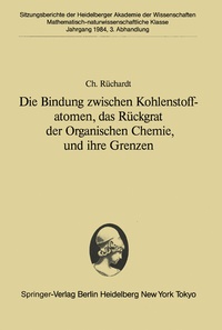 Abbildung von: Die Bindung zwischen Kohlenstoffatomen, das Rückgrat der Organischen Chemie, und ihre Grenzen - Springer