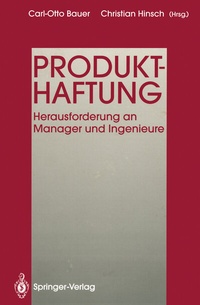 Enlarge image Cover: Produkthaftung - Springer