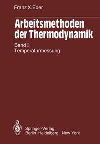 Enlarge image Cover: Arbeitsmethoden der Thermodynamik - Springer