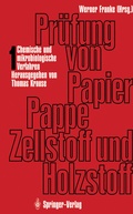 Cover: Pr&uuml;fung von Papier, Pappe, Zellstoff und Holzstoff - Springer