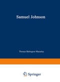 Cover: Samuel Johnson - Springer