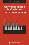 Cover: Umweltpolitische Ma&szlig;nahmen zur Luftreinhaltung - Springer
